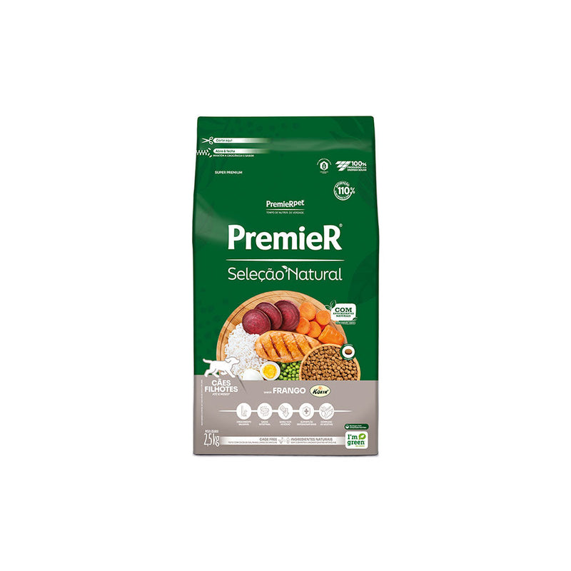 Ração Premier Seleção Natural para Cães Filhotes - 2,5 kg
