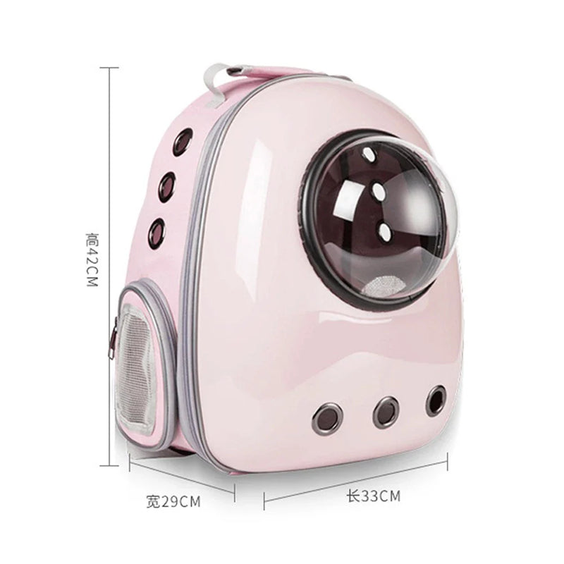 Mochila Pet Panorâmica com Visor Bolha – City Rock