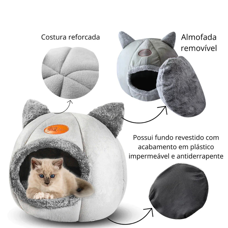 Casinha Cama Toca Tenda Gato Cães Impermeável