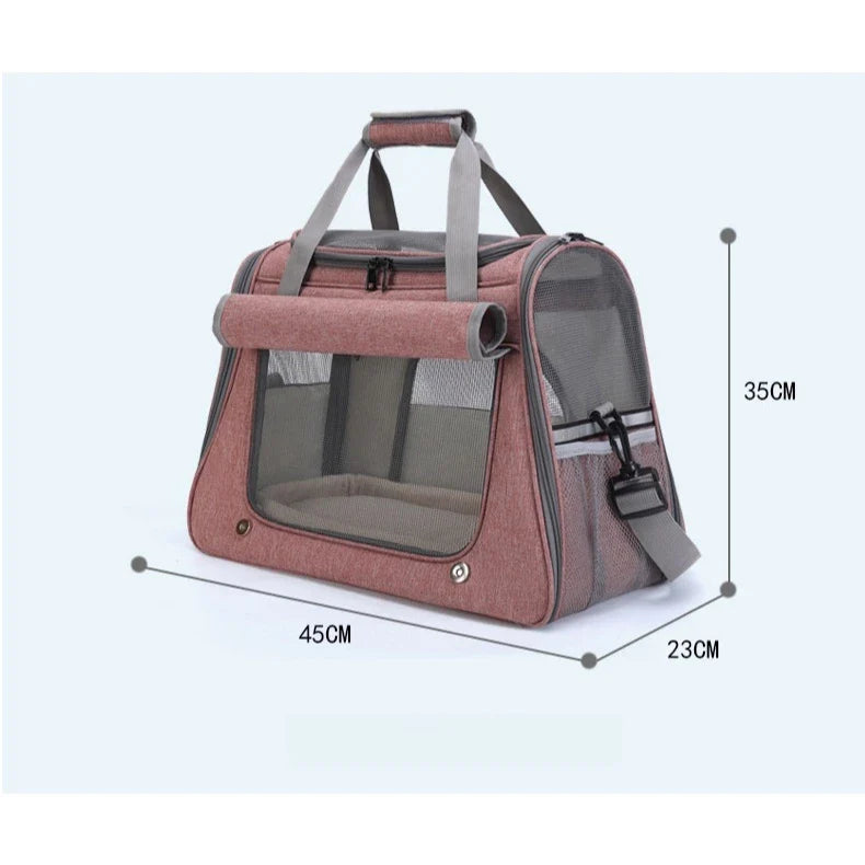 Bolsa Transporte Cães E Gatos Mochila Avião Viagem