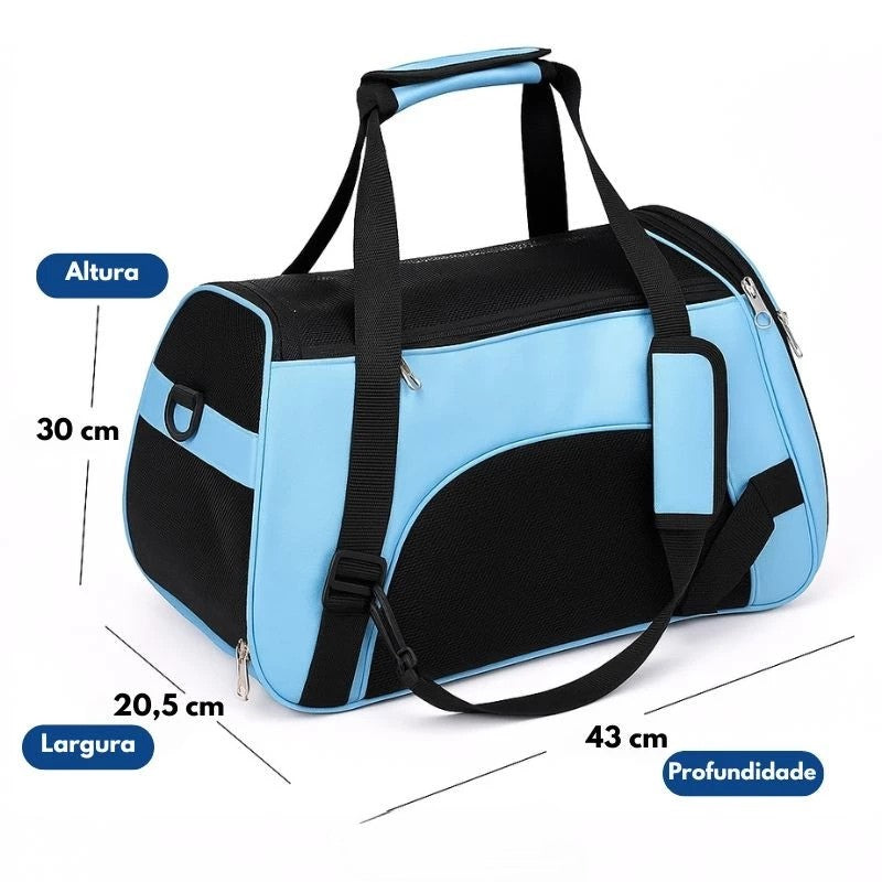 Bolsa Pet De Transporte De Avião Cachorro Gato