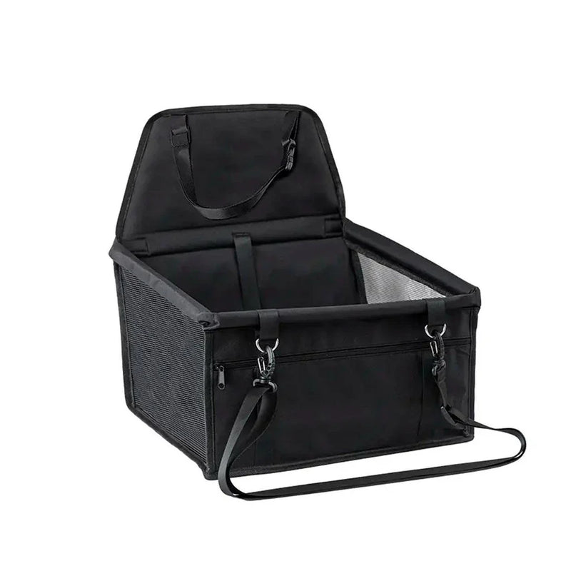 Cadeirinha Portátil Pet Para Carro Dobrável Com 1 Bolso